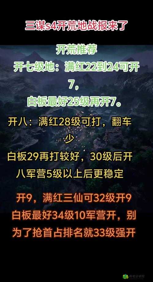 《征服与霸业》新手进阶指南：级地开荒全攻略，必学开荒技巧轻松赢战局